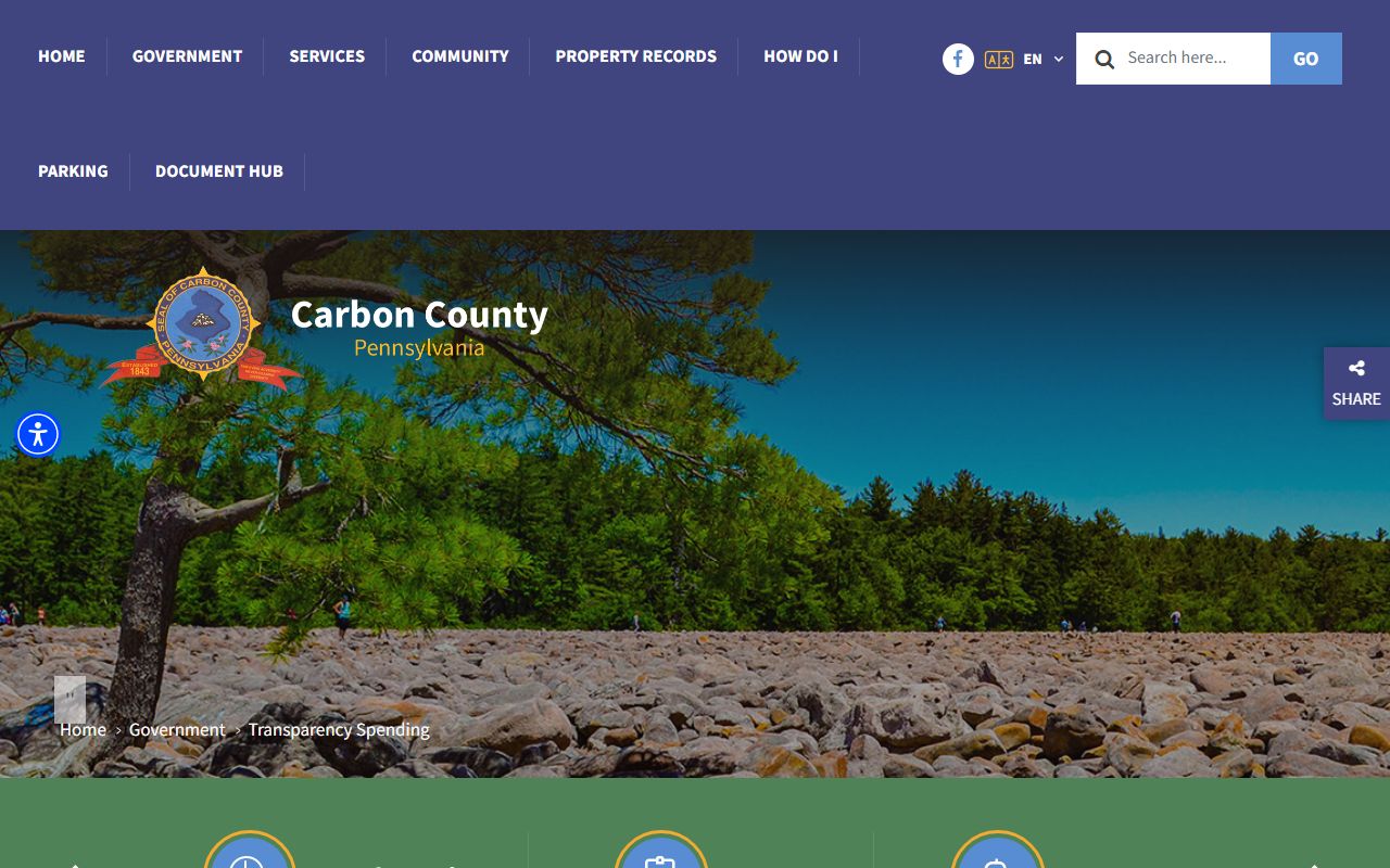 Carbon County Court of Common Pleas Right-to-Know records access